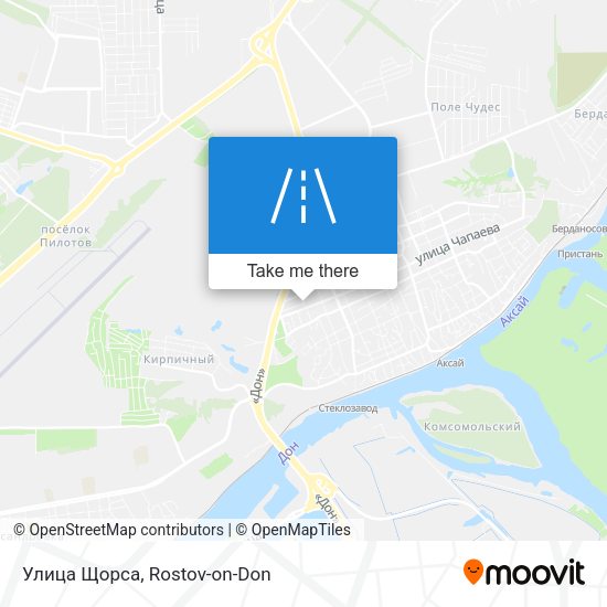 Улица Щорса map