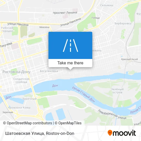 Шатоевская Улица map