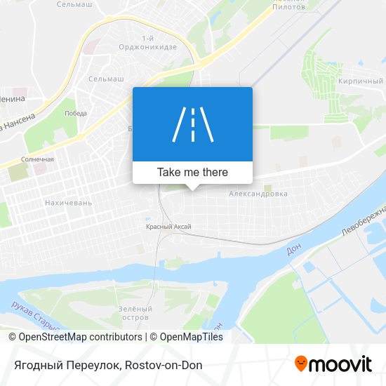 Ягодный Переулок map
