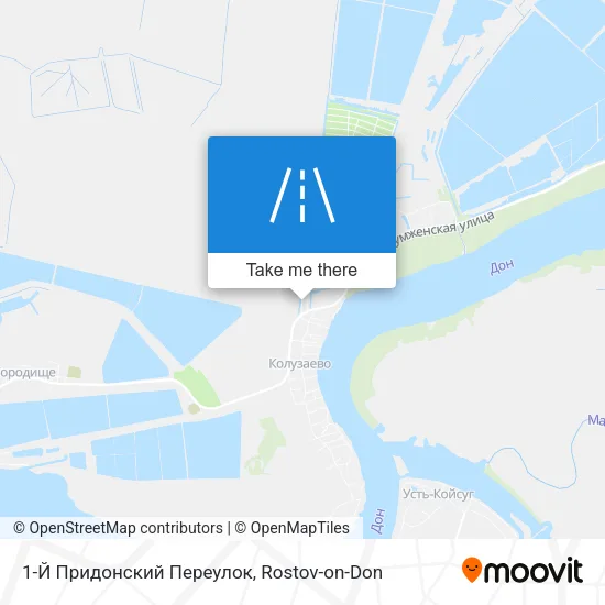 1-Й Придонский Переулок map