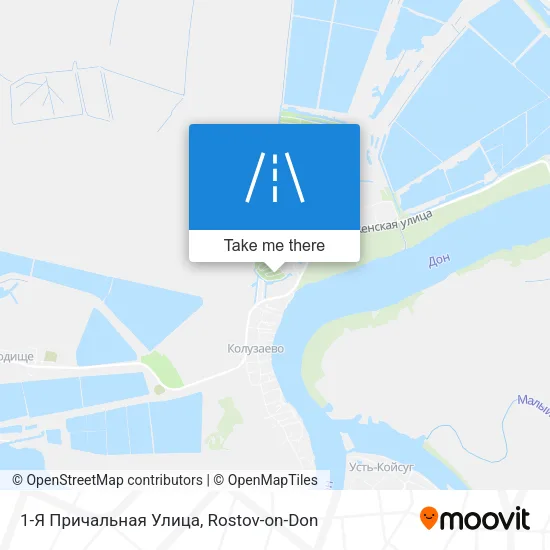 1-Я Причальная Улица map