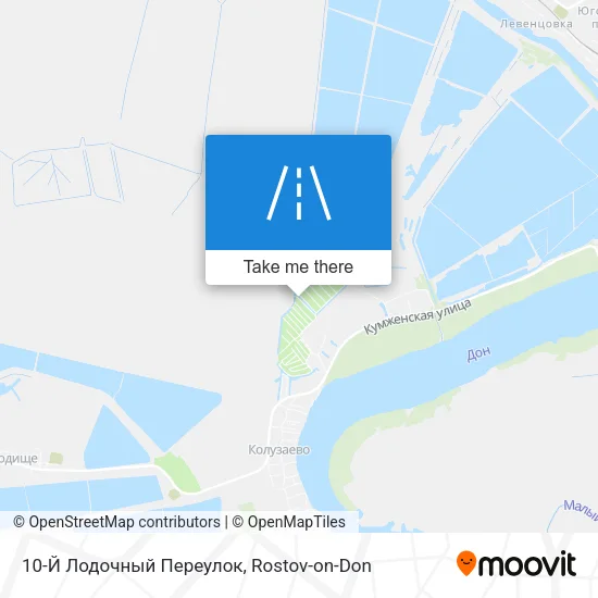 10-Й Лодочный Переулок map