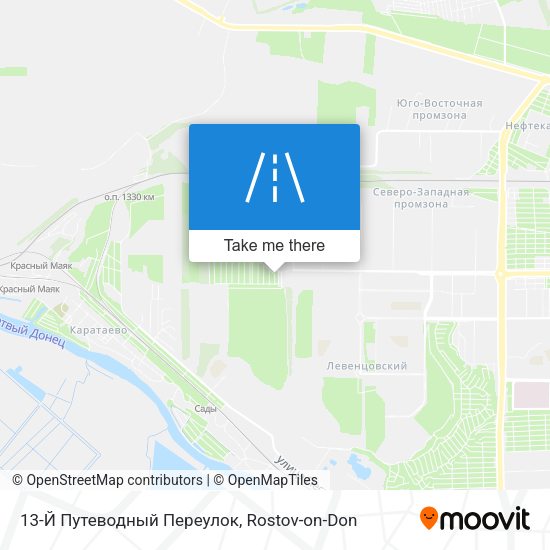 13-Й Путеводный Переулок map