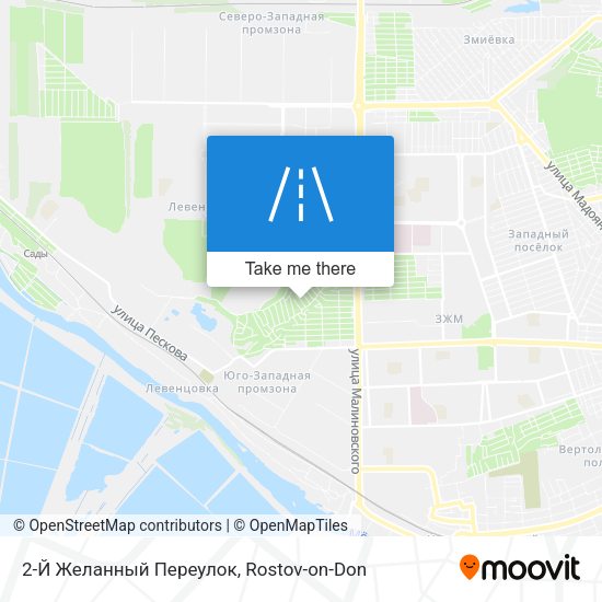 2-Й Желанный Переулок map