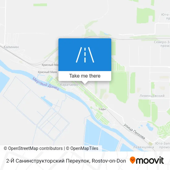 2-Й Санинструкторский Переулок map