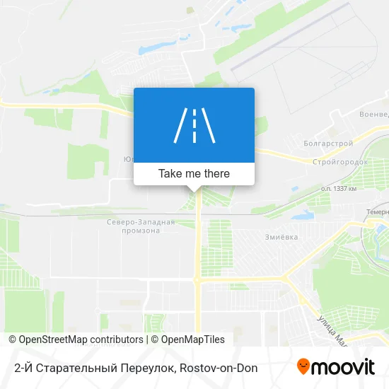 2-Й Старательный Переулок map