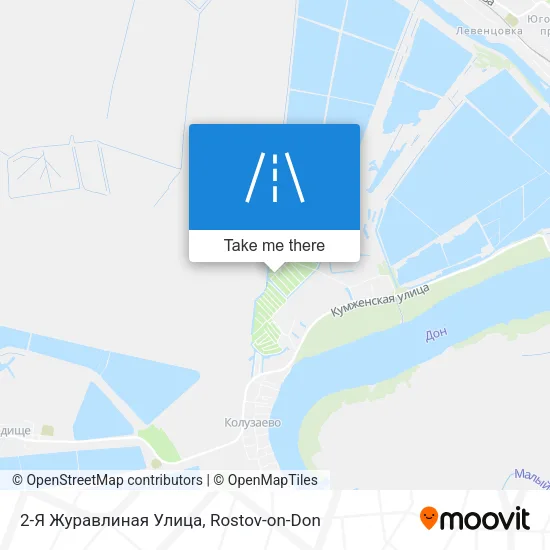2-Я Журавлиная Улица map