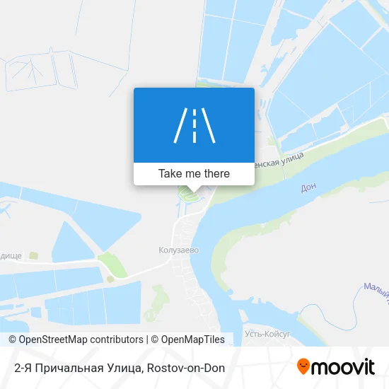 2-Я Причальная Улица map