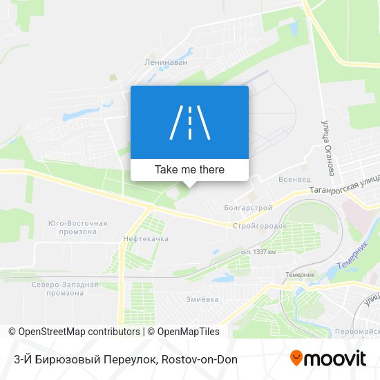 3-Й Бирюзовый Переулок map