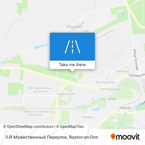 3-Й Мужественный Переулок map