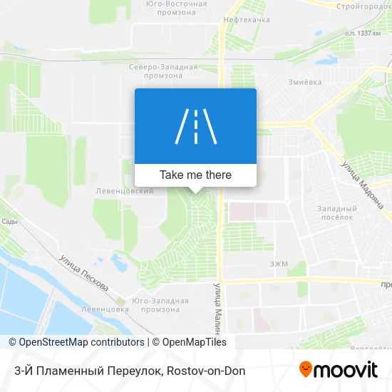 3-Й Пламенный Переулок map