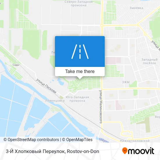 3-Й Хлопковый Переулок map