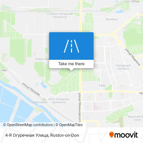 4-Я Огуречная Улица map