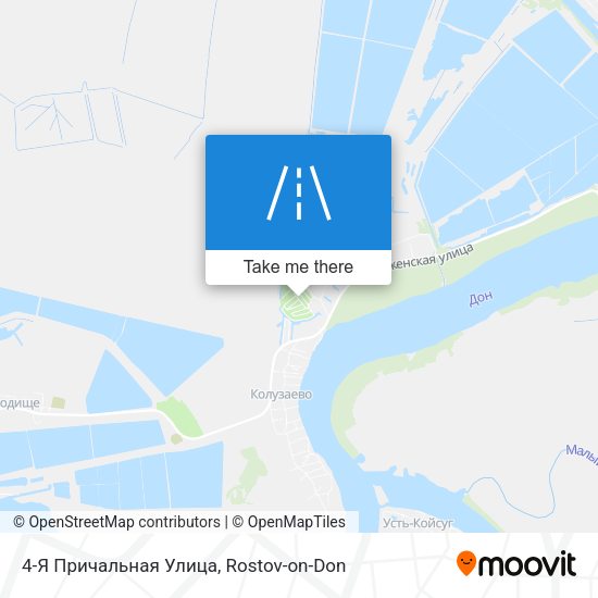 4-Я Причальная Улица map