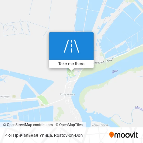 4-Я Причальная Улица map
