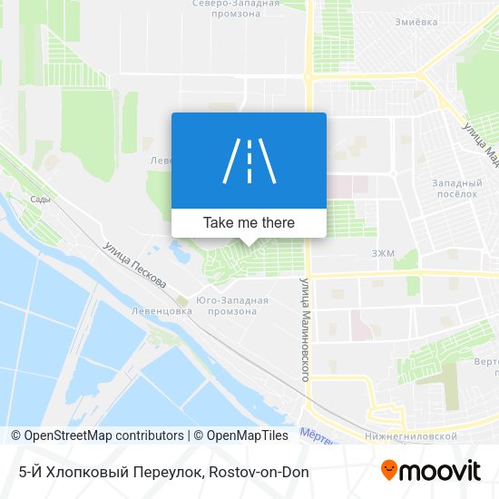 5-Й Хлопковый Переулок map