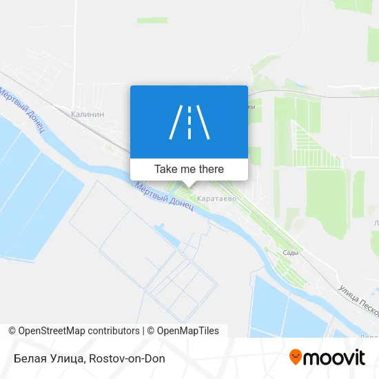 Белая Улица map