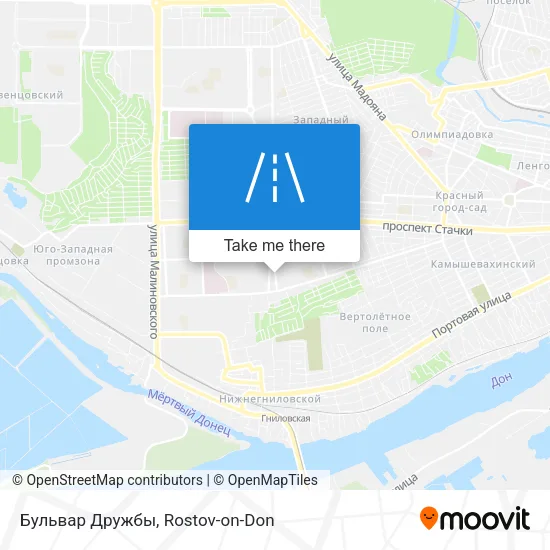 Бульвар Дружбы map