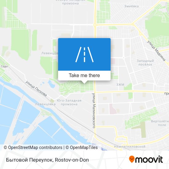 Бытовой Переулок map