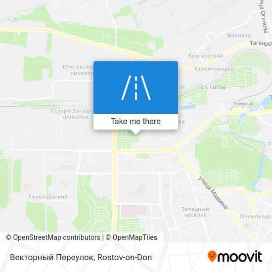 Векторный Переулок map