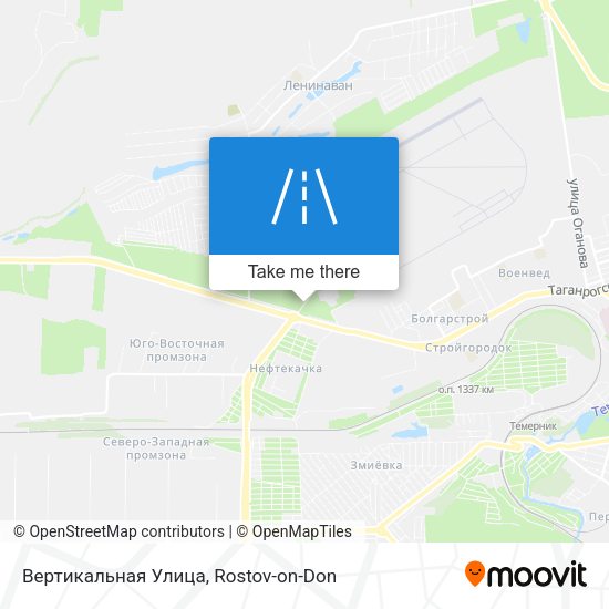 Вертикальная Улица map