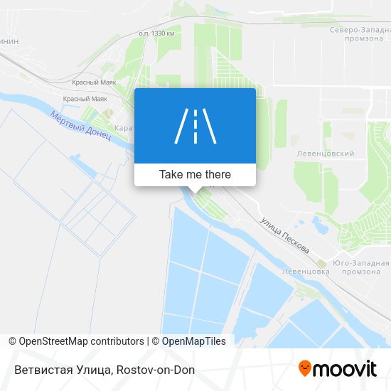 Ветвистая Улица map
