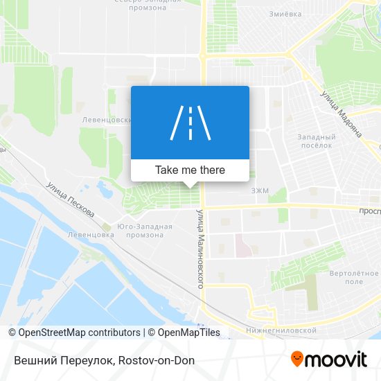 Вешний Переулок map