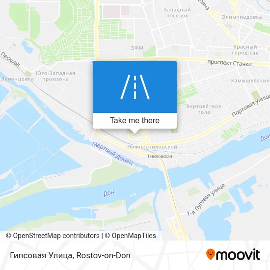 Гипсовая Улица map