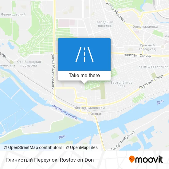 Глинистый Переулок map
