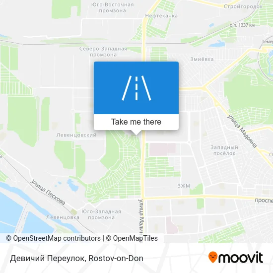Девичий Переулок map