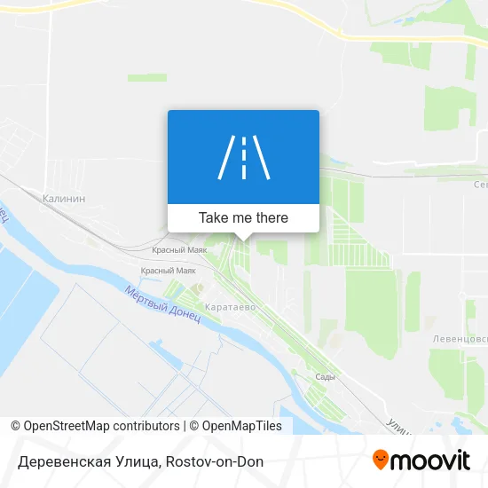Деревенская Улица map