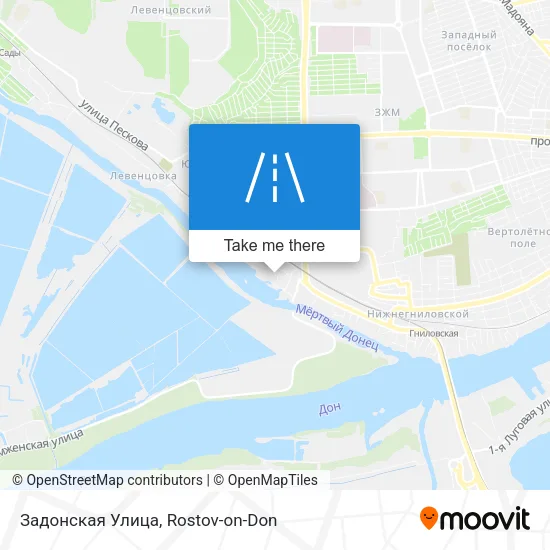Задонская Улица map