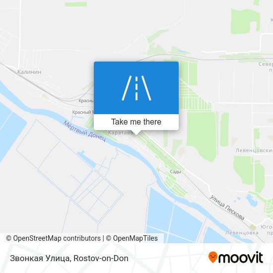 Звонкая Улица map
