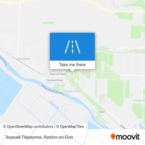 Зоркий Переулок map