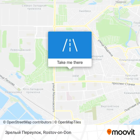 Зрелый Переулок map