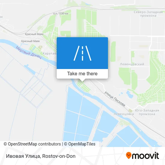 Ивовая Улица map