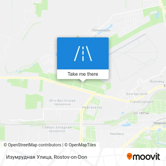 Изумрудная Улица map