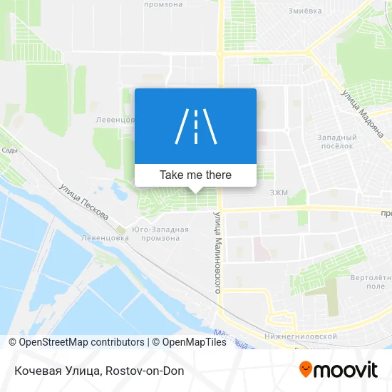 Кочевая Улица map