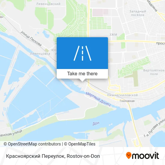 Красноярский Переулок map