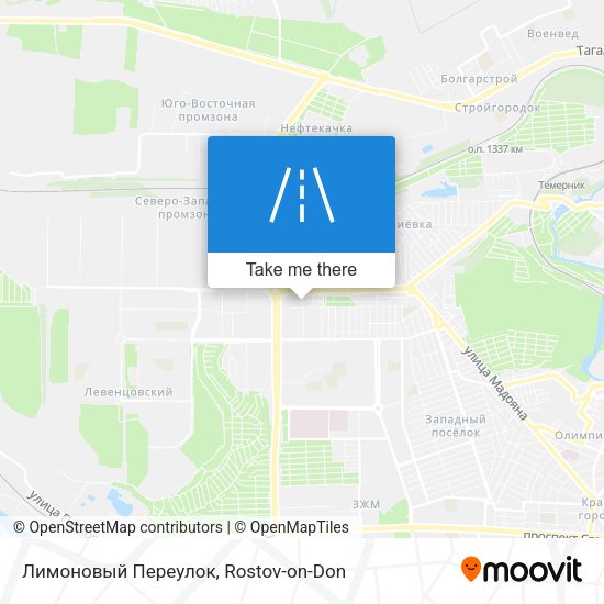 Лимоновый Переулок map