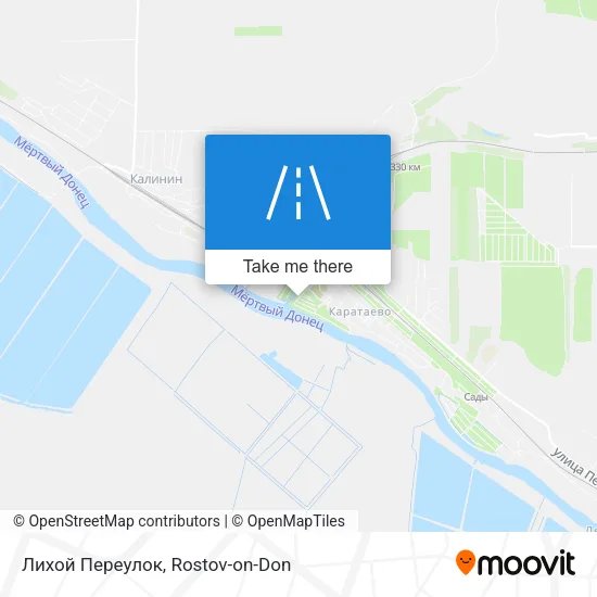 Лихой Переулок map