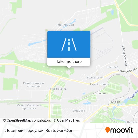 Лосиный Переулок map