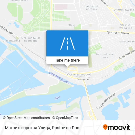 Магнитогорская Улица map