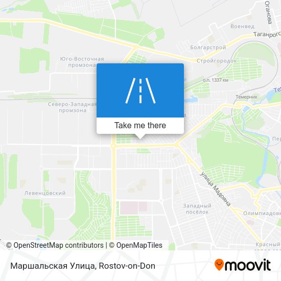 Маршальская Улица map