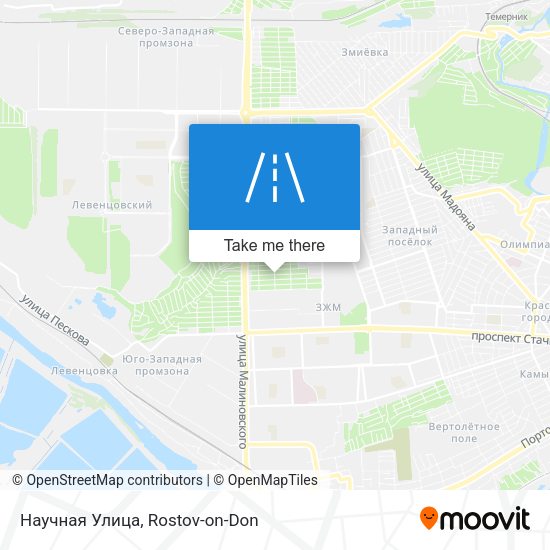 Научная Улица map