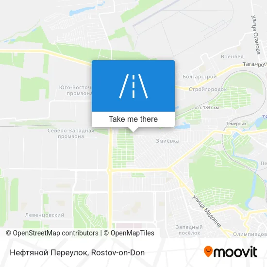 Нефтяной Переулок map