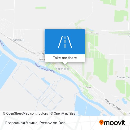 Огородная Улица map