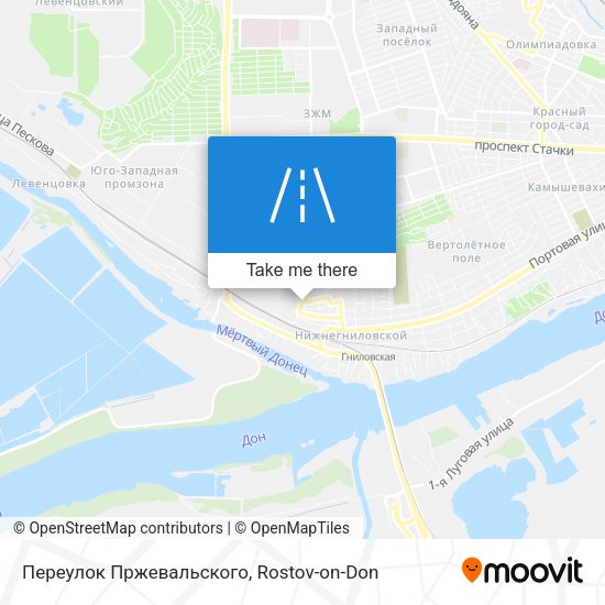 Переулок Пржевальского map
