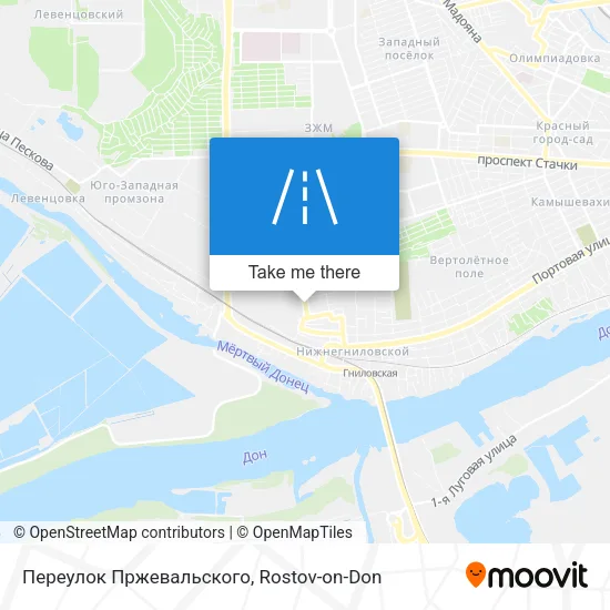 Переулок Пржевальского map