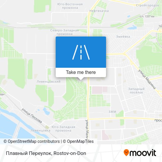 Плавный Переулок map